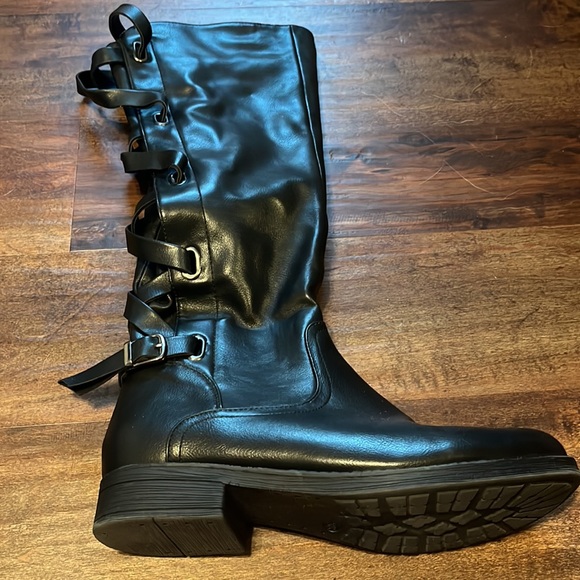 Black riding boots size 7.5 - Picture 5 of 6